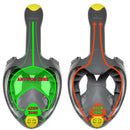 Atlantis Triton – Schnorchelmaske – Erwachsene – Grau/Limette