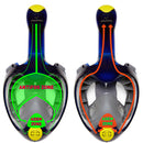 Atlantis Triton – Schnorchelmaske – Erwachsene – Blau/Limette