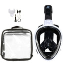 Meeresschildkröte – Schnorchelmaske – Erwachsene – Weiß/Schwarz