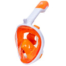 Meeresschildkröte – Schnorchelmaske – Erwachsene – Weiß/Orange