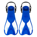 Delphin – Schwimmflossen – Erwachsene – Blau/Weiß