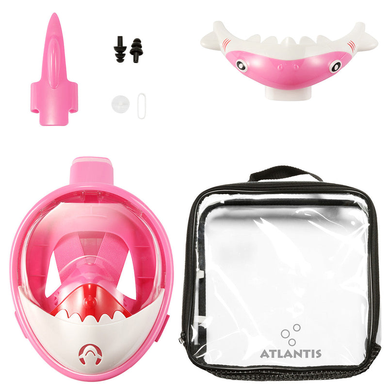 Atlantis Shark - Schnorchelmaske - Kinder - Pink