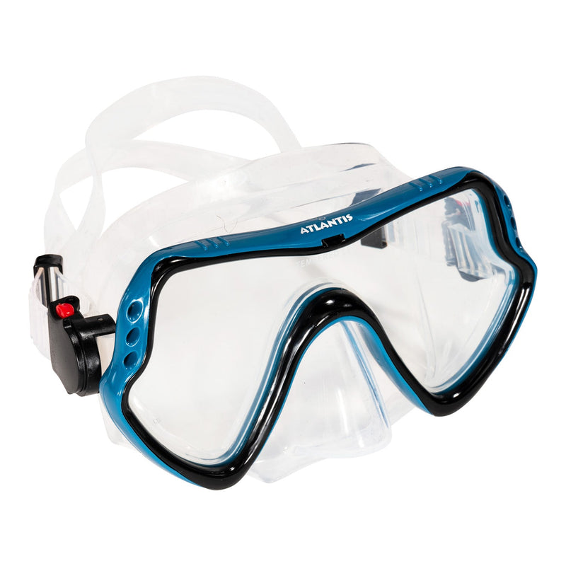 Samana Pro Set – Schnorchelset – Erwachsene – Schwarz/Petrolblau