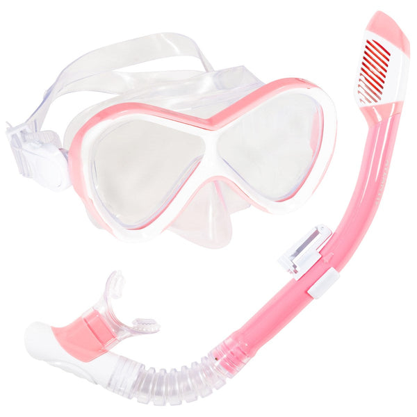 Abaco Combo - Schnorchelset - Kinder - Rosa