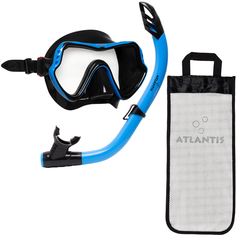 Samana Pro Combo – Schnorchelset – Erwachsene – Schwarz/Blau
