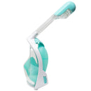 Meeresschildkröte – Schnorchelmaske – Erwachsene – Weiß/Türkis