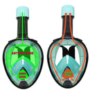 Meeresschildkröte – Schnorchelmaske – Erwachsene – Schwarz/Türkis