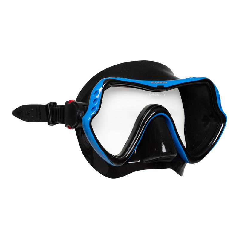 Samana Pro Combo – Schnorchelset – Erwachsene – Schwarz/Blau