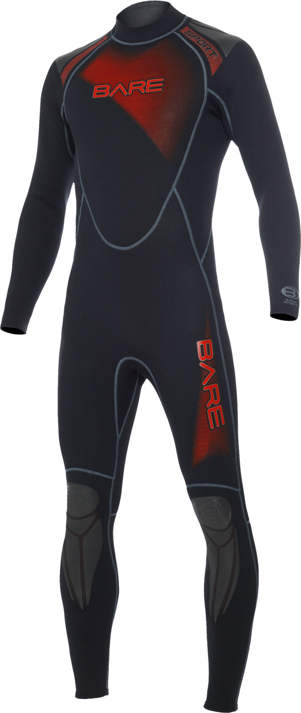 3/2mm Sport Full - Neoprenanzug - Herren - Schwarz/Rot