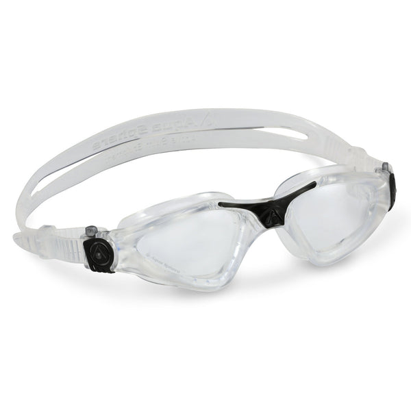 Kayenne - Zwembril - Volwassenen - Clear Lens - Transparant/Zwart