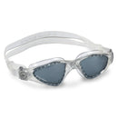 Kayenne - Schwimmbrille - Erwachsene - Dunkle Linse - Transparent/Silber