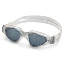 Kayenne - Schwimmbrille - Erwachsene - Dunkle Linse - Transparent/Silber