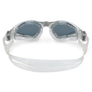 Kayenne - Schwimmbrille - Erwachsene - Dunkle Linse - Transparent/Silber