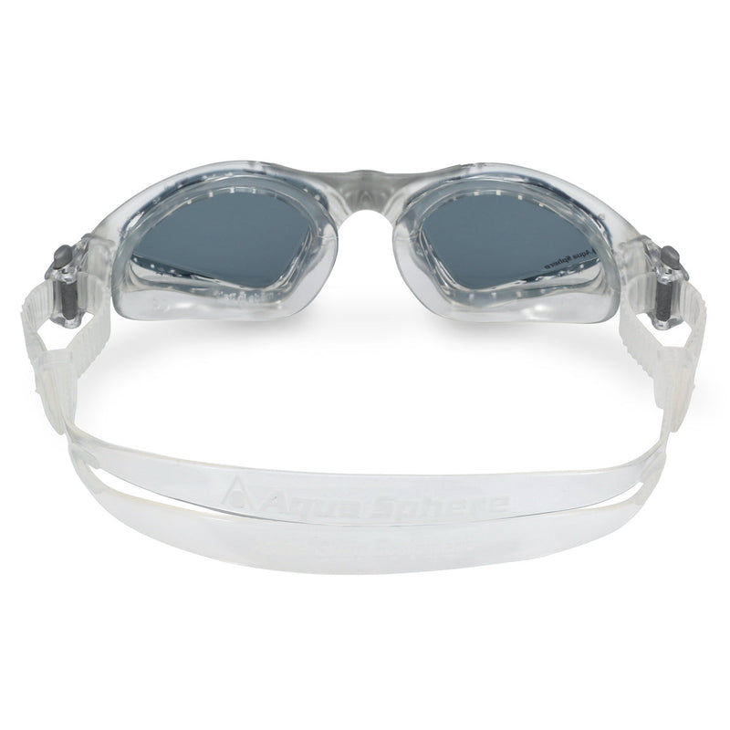 Kayenne - Schwimmbrille - Erwachsene - Dunkle Linse - Transparent/Silber