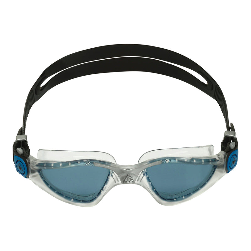 Kayenne – Schwimmbrille – Erwachsene – dunkle Gläser – Petrol/Silber