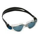 Kayenne – Schwimmbrille – Erwachsene – dunkle Gläser – Petrol/Silber