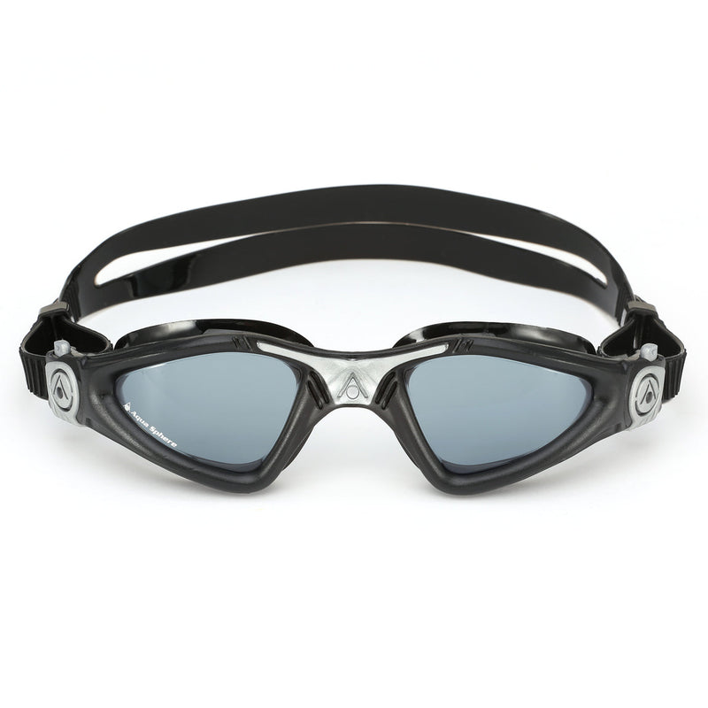 Kayenne - Schwimmbrille - Erwachsene - Dunkle Linse - Schwarz/Silber
