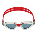 Kayenne - Schwimmbrille - Erwachsene - Dunkle Linse - Grau/Rot