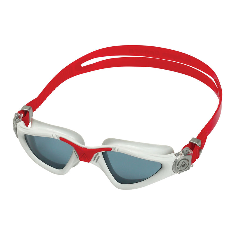 Kayenne - Schwimmbrille - Erwachsene - Dunkle Linse - Grau/Rot