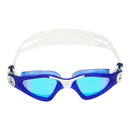 Kayenne - Zwembril - Volwassenen - Blue Titanium Mirrored Lens - Blauw/Wit