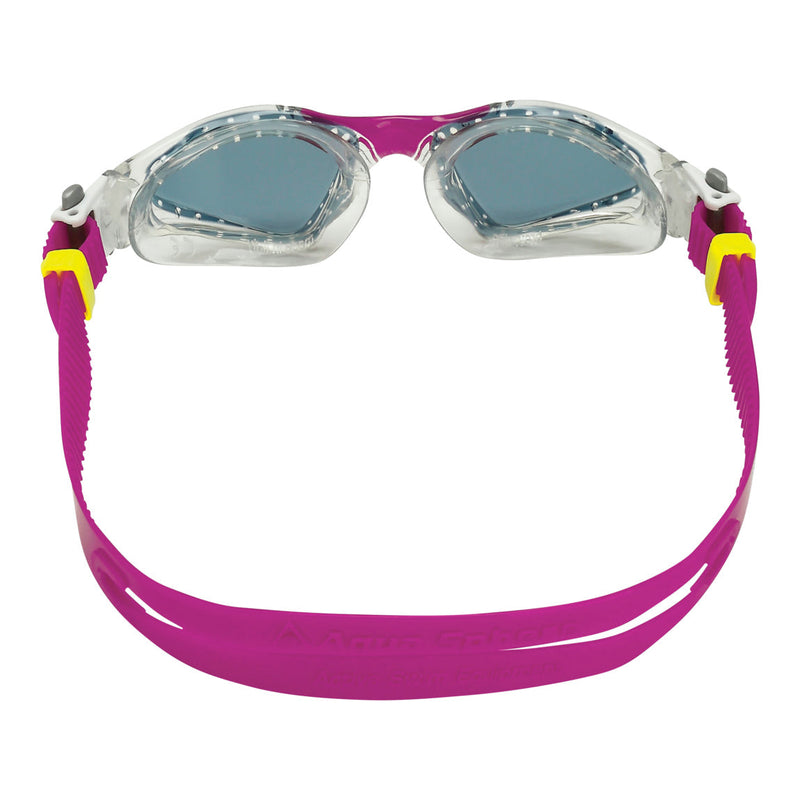 Kayenne Small - Zwembril - Volwassenen - Dark Lens - Transparant/Roze