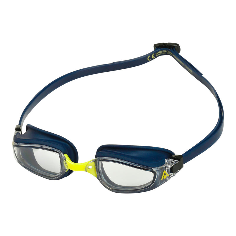 Fastlane – Schwimmbrille – Erwachsene – klare Gläser – Blau/Gelb