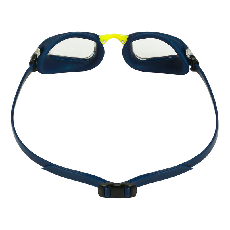 Fastlane – Schwimmbrille – Erwachsene – klare Gläser – Blau/Gelb