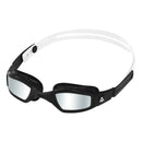 Ninja - Zwembril - Volwassenen - Silver Titanium Mirrored Lens - Zwart/Wit