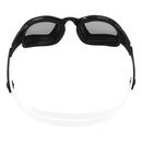 Ninja - Zwembril - Volwassenen - Silver Titanium Mirrored Lens - Zwart/Wit