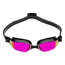Xceed – Schwimmbrille – Erwachsene – rosa verspiegelte Titanlinse – schwarz