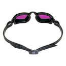 Xceed – Schwimmbrille – Erwachsene – rosa verspiegelte Titanlinse – schwarz