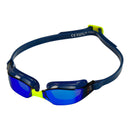 Xceed – Schwimmbrille – Erwachsene – Blaue verspiegelte Titanlinse – Blau