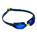 Xceed – Schwimmbrille – Erwachsene – Blaue verspiegelte Titanlinse – Blau
