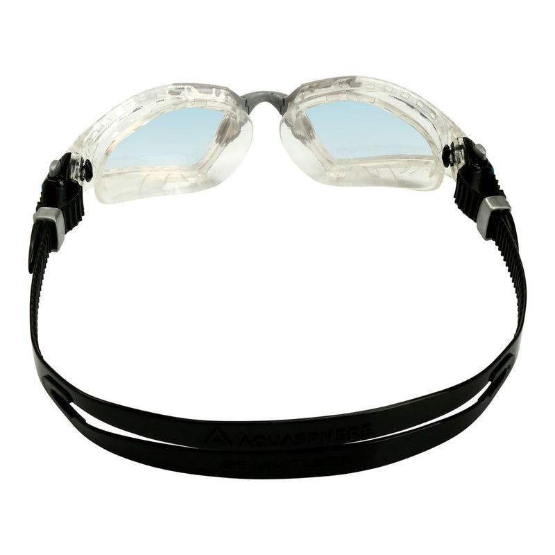 Kayenne Pro – Schwimmbrille – Erwachsene – schillernde verspiegelte Titanlinse – transparent/grau