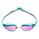Fastlane – Schwimmbrille – Erwachsene – Pink Titanium Mirrored Lens – Pink/Türkis