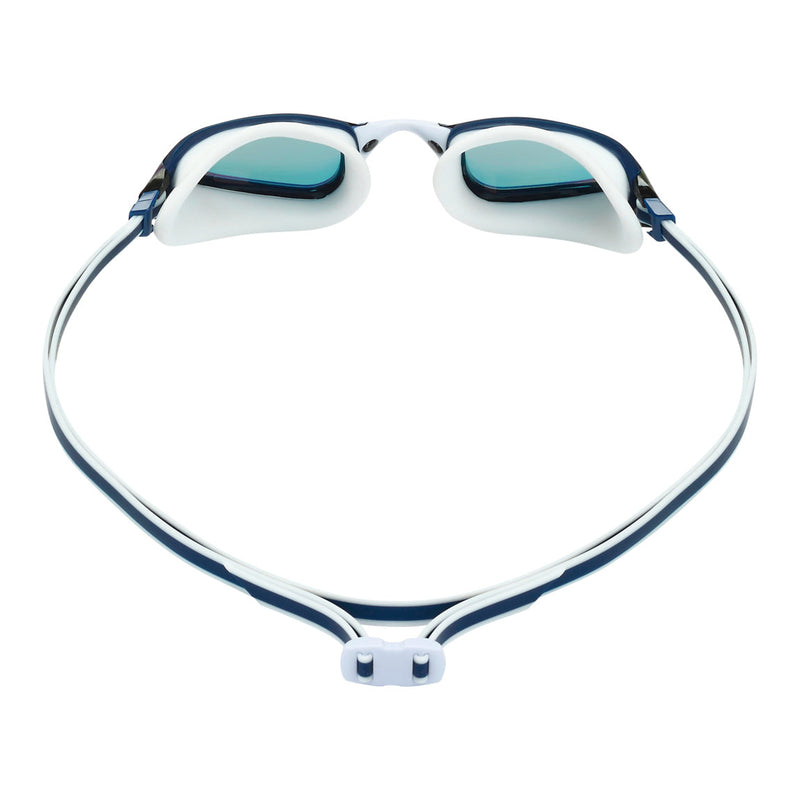 Fastlane – Schwimmbrille – Erwachsene – Rote verspiegelte Titanlinse – Blau/Rot