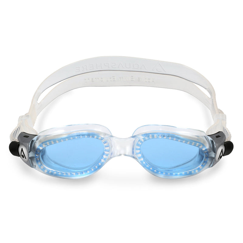 Kaiman Small - Schwimmbrille - Erwachsene - Blaue Linse - Transparent
