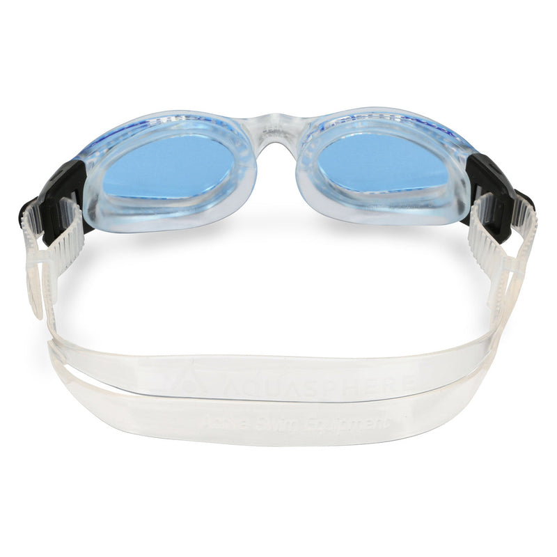 Kaiman Small - Schwimmbrille - Erwachsene - Blaue Linse - Transparent