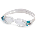 Kaiman Small - Schwimmbrille - Erwachsene - Klare Linse - Transparent/Aqua