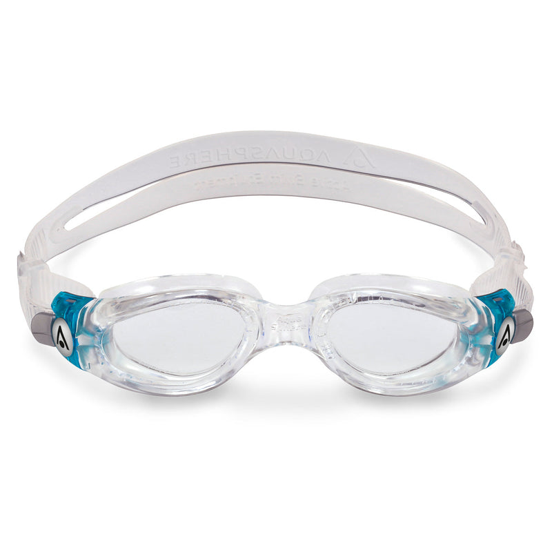 Kaiman Small - Schwimmbrille - Erwachsene - Klare Linse - Transparent/Aqua