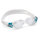 Kaiman Small - Schwimmbrille - Erwachsene - Klare Linse - Transparent/Aqua
