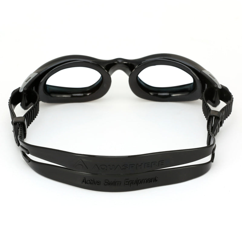 Kaiman Small - Schwimmbrille - Erwachsene - Klare Linse - Schwarz