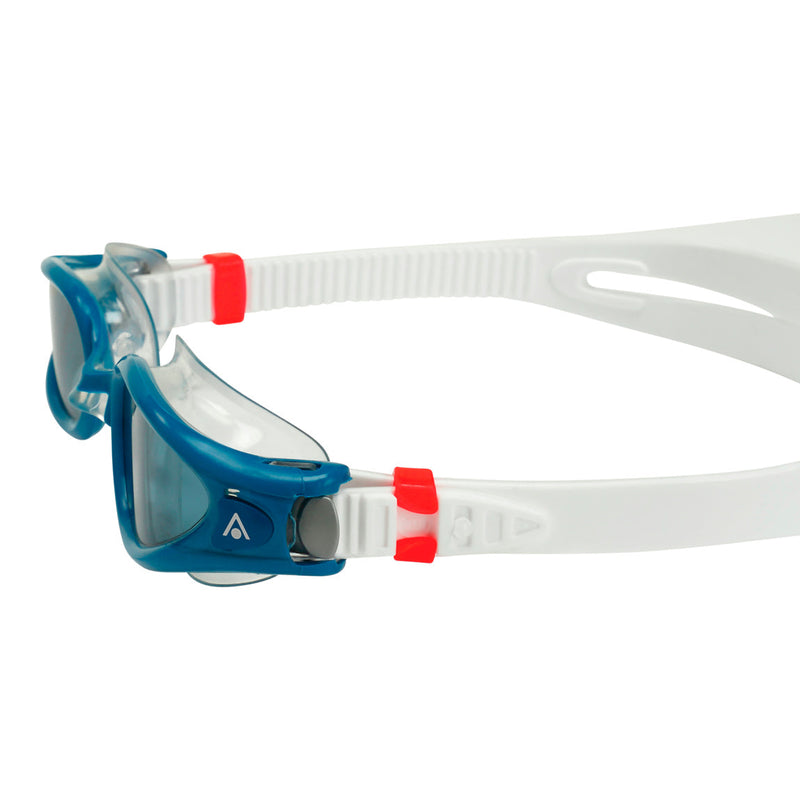 Kaiman EXO - Schwimmbrille - Erwachsene - Dunkle Linse - Petrol/Transparent