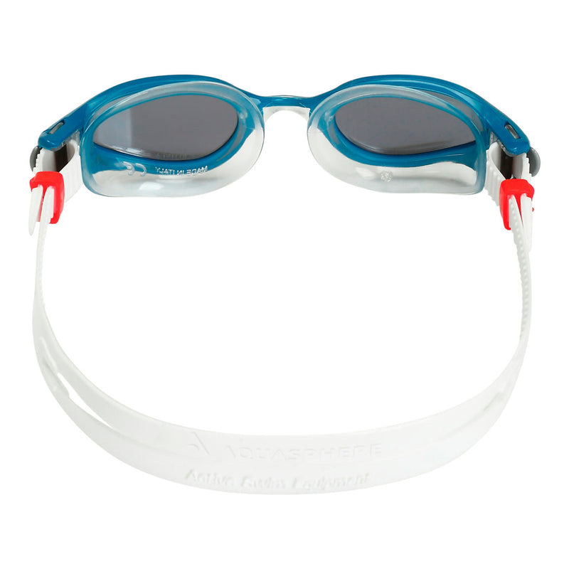 Kaiman EXO - Zwembril - Volwassenen - Silver Titanium Mirrored Lens - Petrol/Transparant