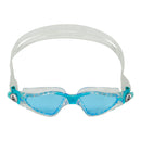 Kayenne Junior - Schwimmbrille - Kinder - Blaue Linse - Transparent/Aqua