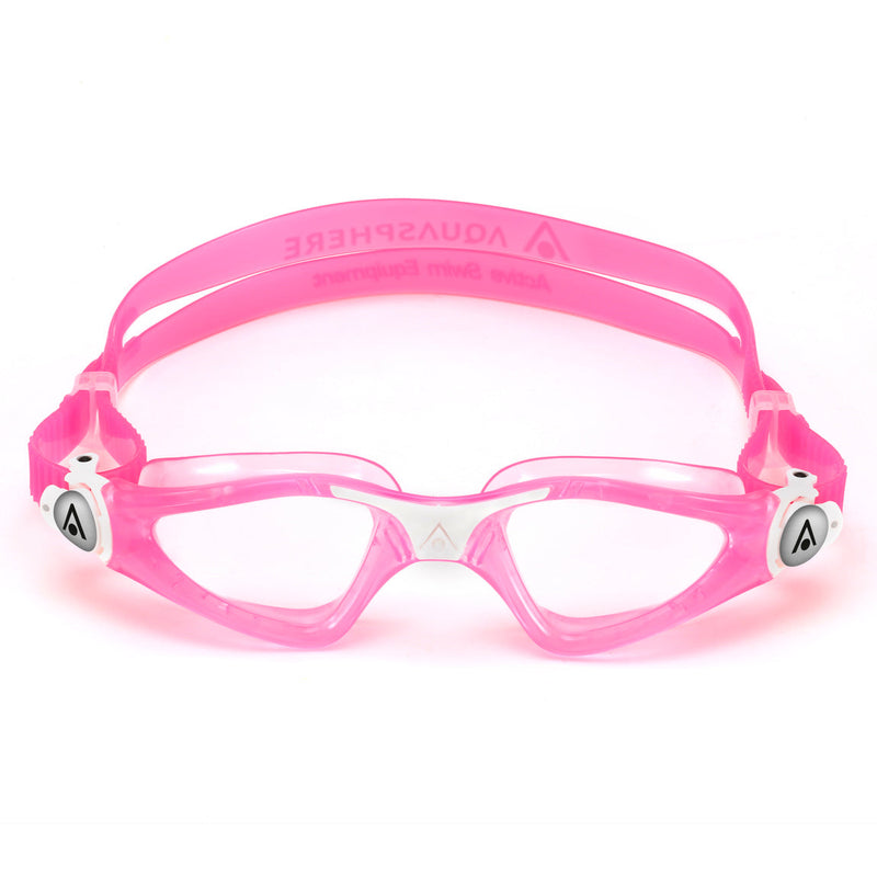 Kayenne Junior - Schwimmbrille - Kinder - Klare Linse - Rosa/Weiß