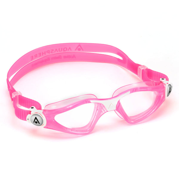 Kayenne Junior - Schwimmbrille - Kinder - Klare Linse - Rosa/Weiß