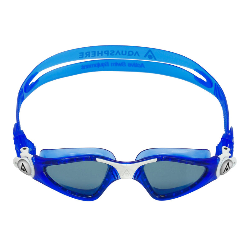 Kayenne Junior - Schwimmbrille - Kinder - Dunkle Gläser - Blau/Weiß