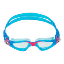 Kayenne Junior – Schwimmbrille – Kinder – klare Gläser – Aqua/Pink
