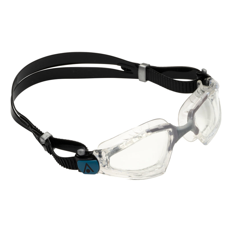 Kayenne Pro – Schwimmbrille – Erwachsene – klare Linse – transparent/grau